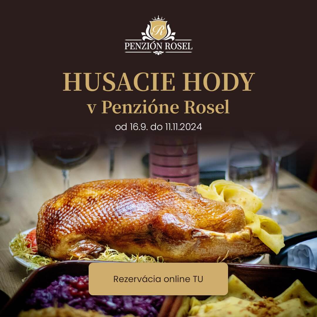 Husacie hody - Penzión Rosel Nové Zámky